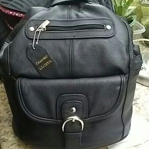 Black Backpack Purse